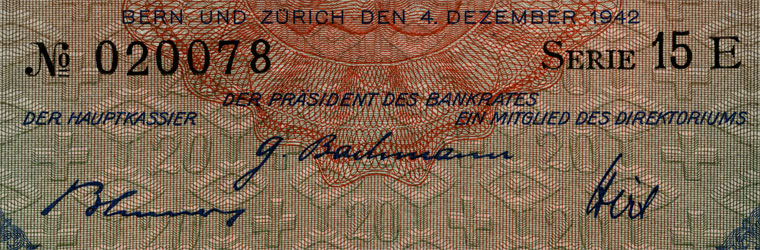 20 francs, 1942