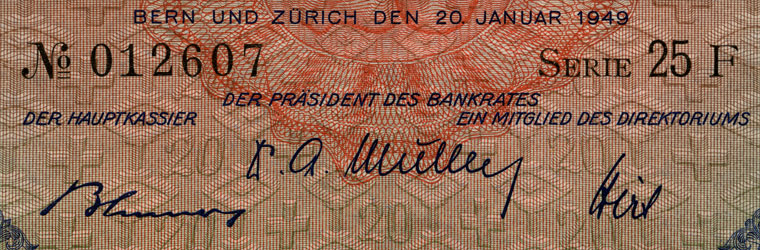 20 francs, 1949