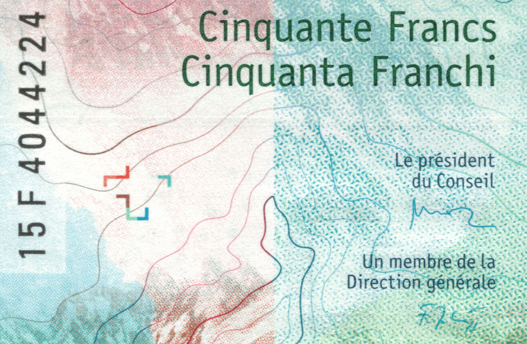 50 francs, 2015